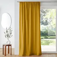 La redoute interieurs Vorhang Aus Reiner Baumwolle Mit Gerafftem Galon, Scenario 350 x 135 cm