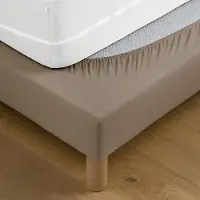 La redoute interieurs Bettüberwurf, Aus Baumwolljersey, Milbenabweisend, Max. Höhe 25 Cm