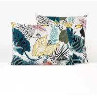 La redoute interieurs Kissenbezug Macara Jungle, Baumwollperkal