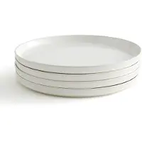 La redoute interieurs 4er-set Flache Teller Sacha, Steingut Mit Reaktiver Glasur