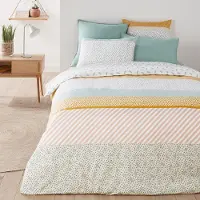 La redoute interieurs Duvetbezug Happy Stripes, Baumwolle