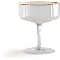 La redoute interieurs 4er-set Champagnergläser Lurik