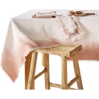 AM.PM Leinentischdecke Sunrise Mit Tie-dye-muster