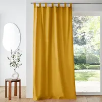 La redoute interieurs Vorhang Aus Reiner Baumwolle Mit Schlaufen, Scenario 220 x 135 cm