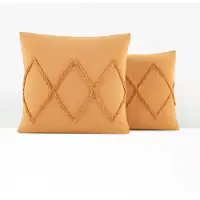 La redoute interieurs Kissenbezug Assa Aus Baumwolle, Ocker 63 x 63 cm