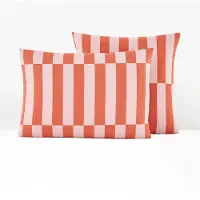 La redoute interieurs Kissenbezug Tabaka Rouge Aus 50% Recycelter Baumwolle
