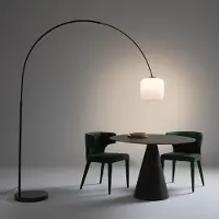 AM.PM Bogenlampe Elita, Opalglas Und Marmor