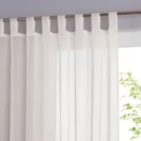 So'home Vorhang Limpo Mit Schlaufen