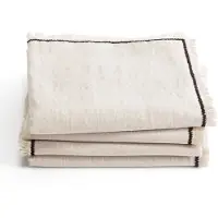 La redoute interieurs 4er-pack Tischsets Menorca, Leinen/baumwolle