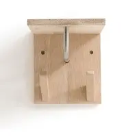 La redoute interieurs Wandgarderobe Slofia Mit 2 Haken, Eiche Hell