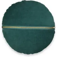 La redoute interieurs Kissen Velvet, Rund Mit Samtbezug
