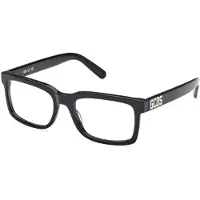 GCDS Unisex GD5027 001 Rahmen von BRILLEN Acetat Schwarz Quadratisch Normal
