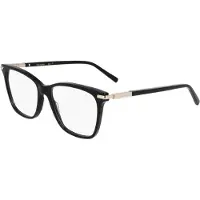 Ferragamo Damen SF3013 001 Rahmen von BRILLEN Acetat Schwarz Quadratisch Normal