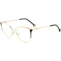 Carolina Herrera Damen HER 0115 2M2 Rahmen von BRILLEN Metall Gold / Schwarz Rund