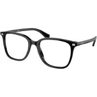 Ralph Lauren Damen RA7147 5001 Rahmen von BRILLEN Acetat Schwarz Transparent Quadratisch Normal