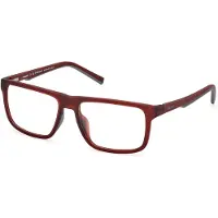 Timberland Herren TB50029-H 67 Rahmen von BRILLEN Injiziert Rot Quadratisch Normal