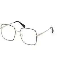 Max & Co Damen MO5166 005 Rahmen von BRILLEN Metall Schwarz Quadratisch Normal