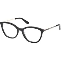 GUESS Damen GU50171 001 Rahmen von BRILLEN Metall Schwarz Cat Eye Normal