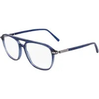 Ferragamo Herren SF3006 432 Rahmen von BRILLEN Acetat Blau Quadratisch Normal
