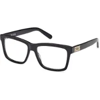 GCDS Unisex GD5020 001 Rahmen von BRILLEN Acetat Schwarz Quadratisch Normal