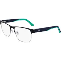 Lacoste Herren L2291 414 Rahmen von BRILLEN Metall Blau Quadratisch Normal Normal