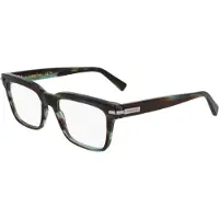 Ferragamo Herren SF3014 315 Rahmen von BRILLEN Acetat Grün Quadratisch Normal