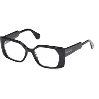 Max & Co Damen MO5168 001 Rahmen von BRILLEN Acetat Schwarz Quadratisch Normal
