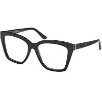 GUESS Damen GU50173 001 Rahmen von BRILLEN Acetat Schwarz Geometrisch Normal