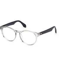 Adidas Originals OR5094 Unisex-Brille inkl. Gläser Vollrand Rund Kunststoff-Gestell 51/17/145, grau