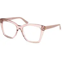 GUESS Damen GU50173 057 Rahmen von BRILLEN Acetat Beige Geometrisch Normal