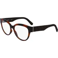 Ferragamo Damen SF2957E 240 Rahmen von BRILLEN Bio-Injekt Braun Rund Normal Normal