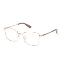 GUESS Damen GU50170 028 Rahmen von BRILLEN Metall Gold Quadratisch Normal