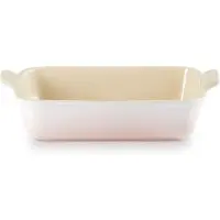 Le Creuset Auflaufform Tradition rechteckig 26 cm Shell Pink