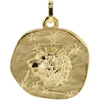 Trendor 08982-08 Sternzeichen-Anhänger Löwe 333 Gold 20 mm
