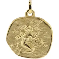 Trendor 08982-09 Sternzeichen-Anhänger Jungfrau 333 Gold 20 mm