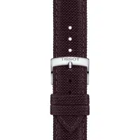Tissot T852048181 Uhrenarmband 21 mm Textil Dunkelbraun