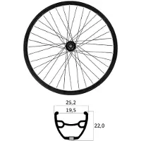 Mvtek E-bike 29´´ 6b Disc Tubeless Mtb Vorderrad