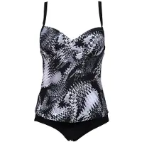 Arena W Zora Tankini C-cup Black Multi-black Größe: 46 | Tankinis Outlet | Damen | Schwarz