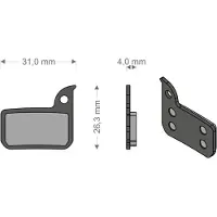 Brenta Ciclo Hrd/etap/ultimate/tlm Sram Sinterbremsbeläge