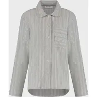 Yumeko Pyjamaoberteil Flanell XL Grau - Eco, Bio & Fairtrade