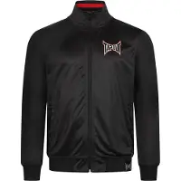 TAPOUT Herren Trainingsjacke normale Passform TEMACULA Black/Red/Ecru XL