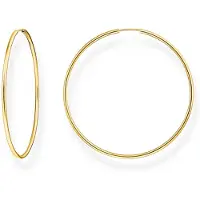 Thomas Sabo CR729-413-39 Damen-Ohrringe Creolen Groß vergoldet