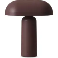 Normann Copenhagen Porta Portable Tischleuchte Braun - , Braun / Rost, für Wohnzimmer, Kunststoff