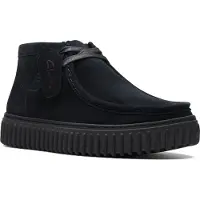Clarks Originals Herren Schnürschuhe Torhill Hi Heren - Zwart - Größe 47