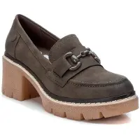 Refresh für Damen. 17141703-KAKI Mokassins 171417 khaki (38), 5 bis 8 cm, Keine, Lässig, Grün, Kunstleder, Klassisch