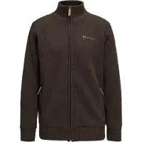 Pinewood 3479 Hurricane Damen Full Zip Sweater D.Brown Melange (235) XL