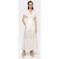 Pinko Hannover Gonna Mussola Ricamo Purity White Größe: 42 | Midiröcke Outlet | Damen | Weiß