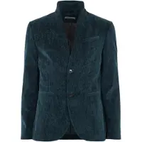 John Varvatos Slim Fit Button Closure Short Shawl Coll Lake Blue Größe: 52 | Blazer Outlet | Herren | Blau