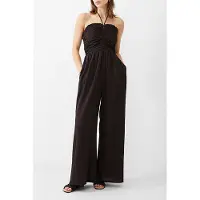 French Connection Bonny Pleated Strappy Jumpsuit Brown Größe: 16 | Jumpsuits Outlet | Damen | Braun