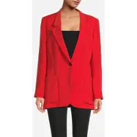 Reiss Maia Split Blazer — Coral Größe: 4 | Blazer Outlet | Damen | Orange